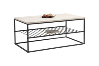Table basse Asude et noir - 95 x 42 x 55 cm
