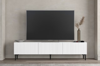Meuble TV 3 abattants Oscar - 180 x 45 x 31,4 cm