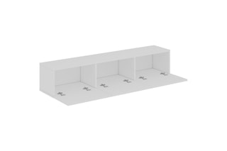 Meuble TV 3 abattants Oscar - 180 x 45 x 31,4 cm