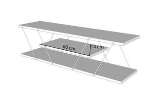 Meuble TV Canaz - 120 x 33 x 30 cm