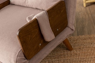 Fauteuil convertible - Rose 