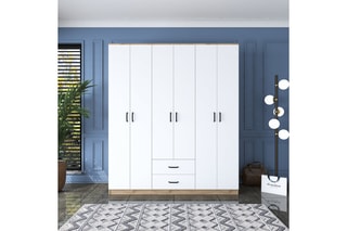 Armoire 6 portes - 180 x 210 x 51,5 cm