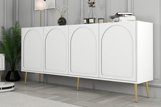 Buffet 4 portes Lyon 80 - 180 x 80 x 35 cm