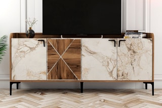 Bahut 4 portes - 180 x 35 x 78 cm