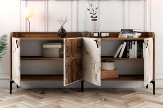 Bahut 4 portes - 180 x 35 x 78 cm