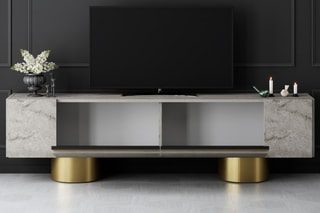 Meuble TV 2 abattants Bohem  - 180 x 50 x 30 cm