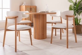 Table à manger Sherion - 100 x 75 x 100 cm