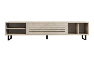 Meuble TV 1 abattant Safir - 160 x 35 x 40 cm