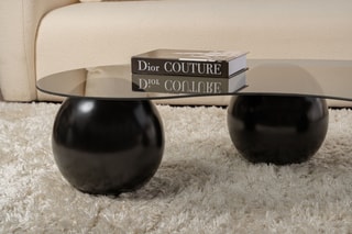Table basse en verre Sphere - 120 x 30 x 70 cm