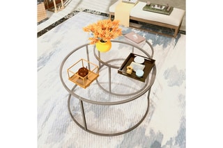 2 tables gigognes - 80 x 45 x 80 cm