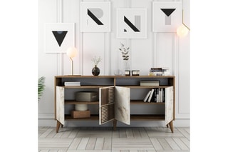 Console 4 portes - 160 x 78 x 35 cm
