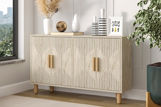 Console 4 portes Roger - 120 x 73,6 x 29,6 cm