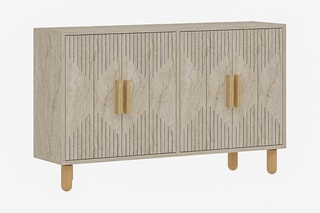 Console 4 portes Roger - 120 x 73,6 x 29,6 cm