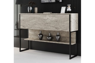 Buffet 1 abattant Luxe - 120 x 80 x 30 cm
