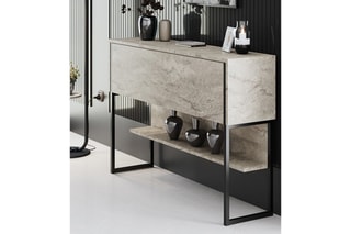 Buffet 1 abattant Luxe - 120 x 80 x 30 cm