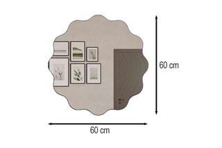 Miroir Beliya - 60 x 60 x 2 cm