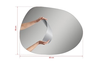 Miroir lumineux Piago - 60 x 46 cm