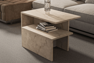 2 tables gigognes Twins - 72 x 45 x 42 et 60 x 35 x 27 cm