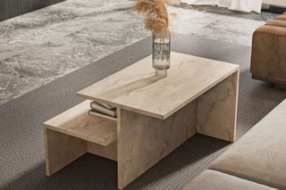 2 tables gigognes Twins - 72 x 45 x 42 et 60 x 35 x 27 cm