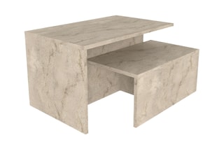 2 tables gigognes Twins - 72 x 45 x 42 et 60 x 35 x 27 cm