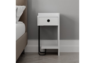 Table de chevet 1 tiroir - 32 x 61 x 30 cm