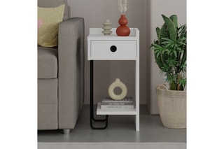 Table de chevet 1 tiroir - 32 x 61 x 30 cm