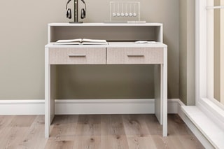 Bureau 2 tiroirs - 99 x 88 x 66 cm