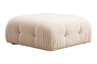 Pouf Bubble - Crème - Revêtement en tissu