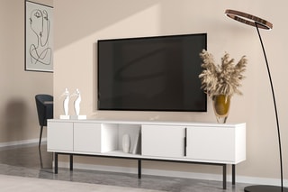 Meuble TV 2 portes Ramsey - 180 x 50 x 29,6 cm