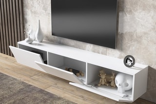 Meuble TV 3 portes Asir - 180 x 30 x 32 cm