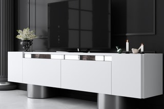 Meuble TV Bohem 2 abattants  - 180 x 30 x 50 cm