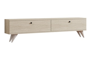 Meuble TV 2 abattants Paris - 160 x 40 x 25 cm