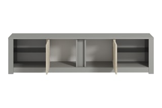 Meuble TV 2 portes Aydos - 180 x 45 x 35 cm