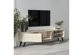 Meuble TV 2 portes Benoit - 160 x 35 x 29,6 cm