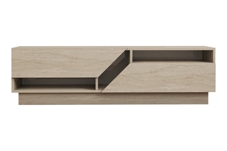 Meuble TV 2 abattants Koza - 160 x 45 x 40 cm