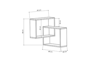 Etagère - 68 x 60 x 68 cm