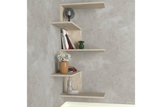 Etagère murale 4 niveaux Caniko - 51,5 x 109 x 29,6 cm