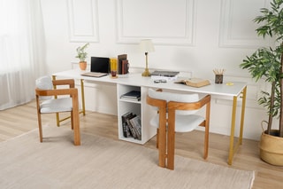 Bureau Twin Study - 240 x 74 x 60 cm