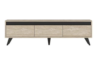 Meuble TV 3 abattants Century - 150 x 45 x 29,6 cm