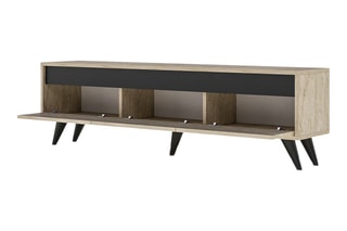 Meuble TV 3 abattants Century - 150 x 45 x 29,6 cm