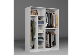 Armoire 4 portes - 140 x 180 x 51,8 cm