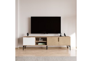 Meuble TV 3 portes Tarz - 180 x 49 x 33 cm