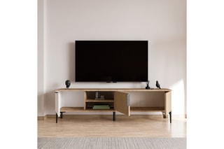 Meuble TV 3 portes Tarz - 180 x 49 x 33 cm
