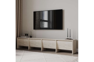 Meuble TV 4 portes - 180 x 40 x 35 cm
