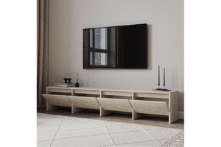 Meuble TV 4 portes - 180 x 40 x 35 cm