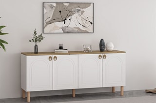 Buffet 4 portes Lotus - 180 x 81 x 45 cm