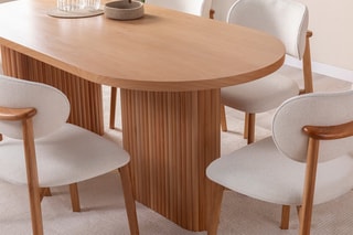 Table à manger Lugias - 180 x 75 x 90 cm