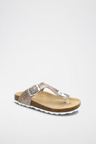 Slippers Zalmkleurig en Bordeauxrood