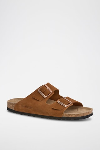 Nubuck Muiltjes - Bruin