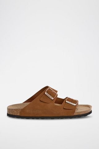 Nubuck Muiltjes - Bruin